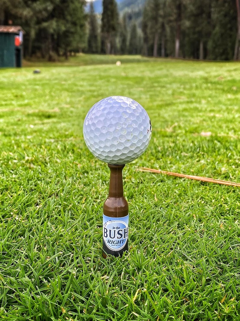 Putt Light Store Beer Bottle Golf Tees, Virtually Unbreakable and Recyclable Plastic Golf Tee 6 Pack, Golf Gift for Men, Bachelor Party Novelty Gift, for Golfers,3-1/4" Tall - Image 2